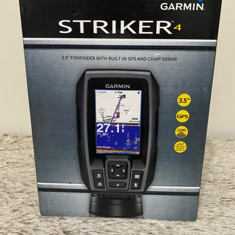Garmin Striker 4 with GPS and CHIRP Sonar